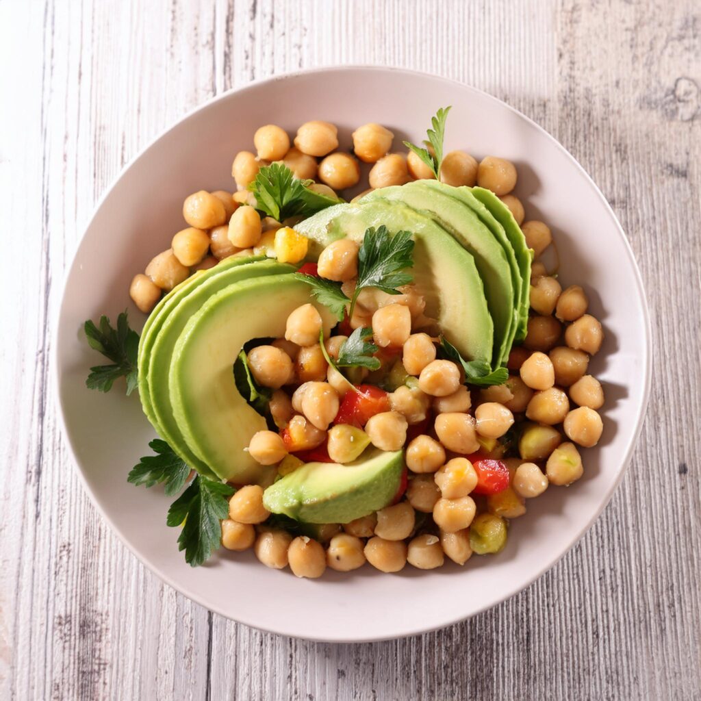 : Avocado and Chickpea Salad