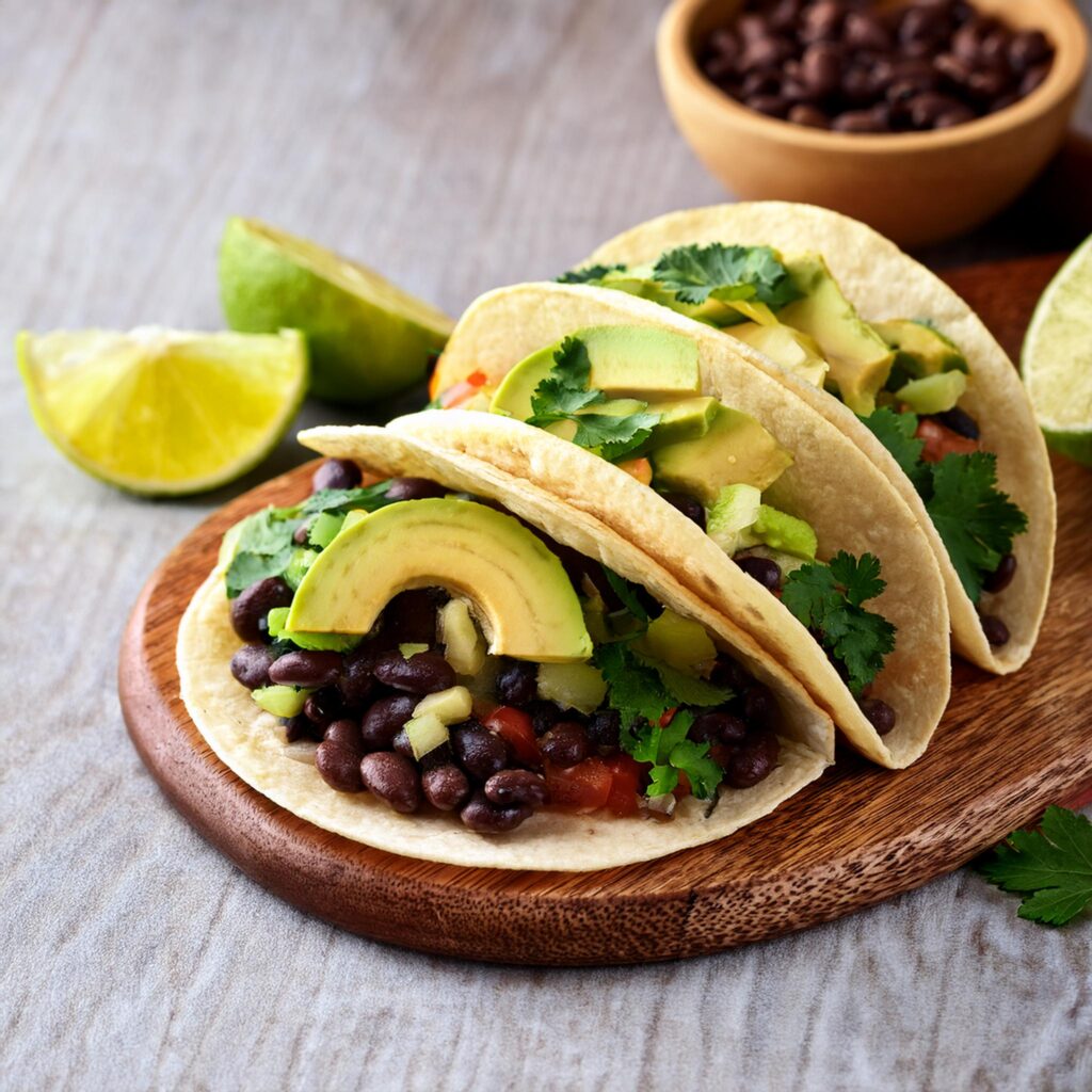 Black-Bean-and-Avocado-Tacos