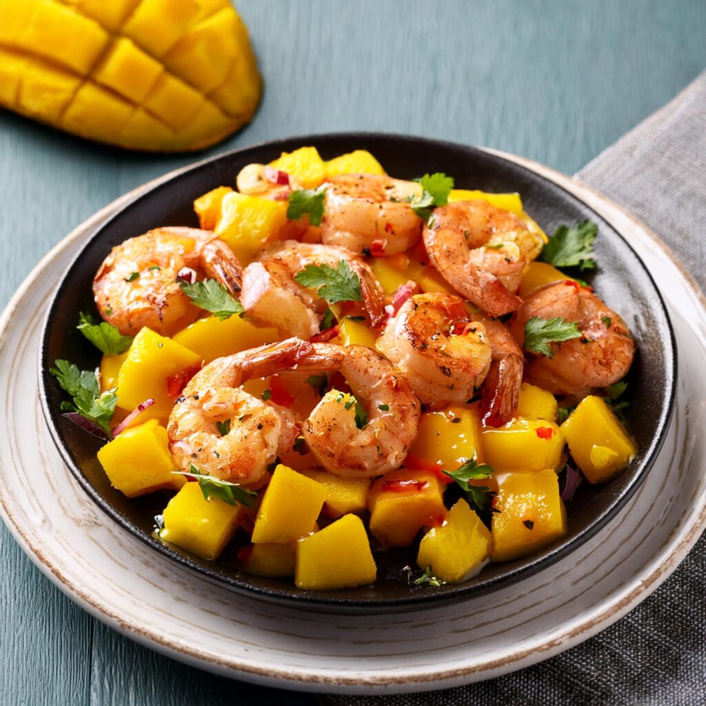 Grilled Shrimp with Mango Salsa