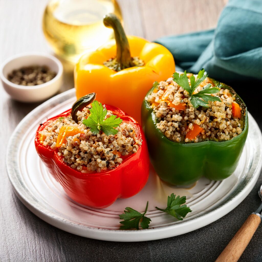 Quinoa Stuffed Bell Peppers