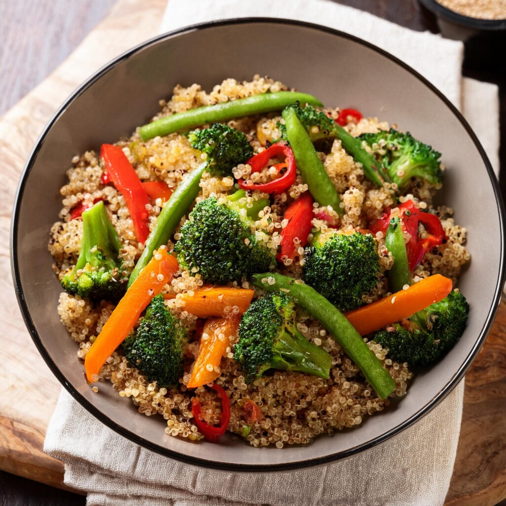 Quinoa-and-Veggie-Stir-fry