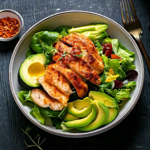 Grilled-Chicken-and-Avocado-Salad