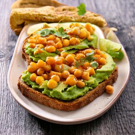 Chickpea and Avocado Toast