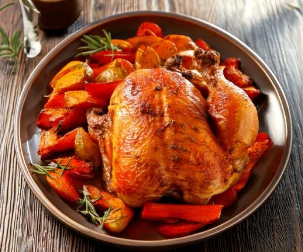 Recipe 5 - Baked Chicken with Roasted Sweet Potatoes